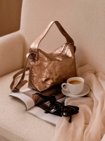 Сумка багет через плечо натуральная кожа тоут