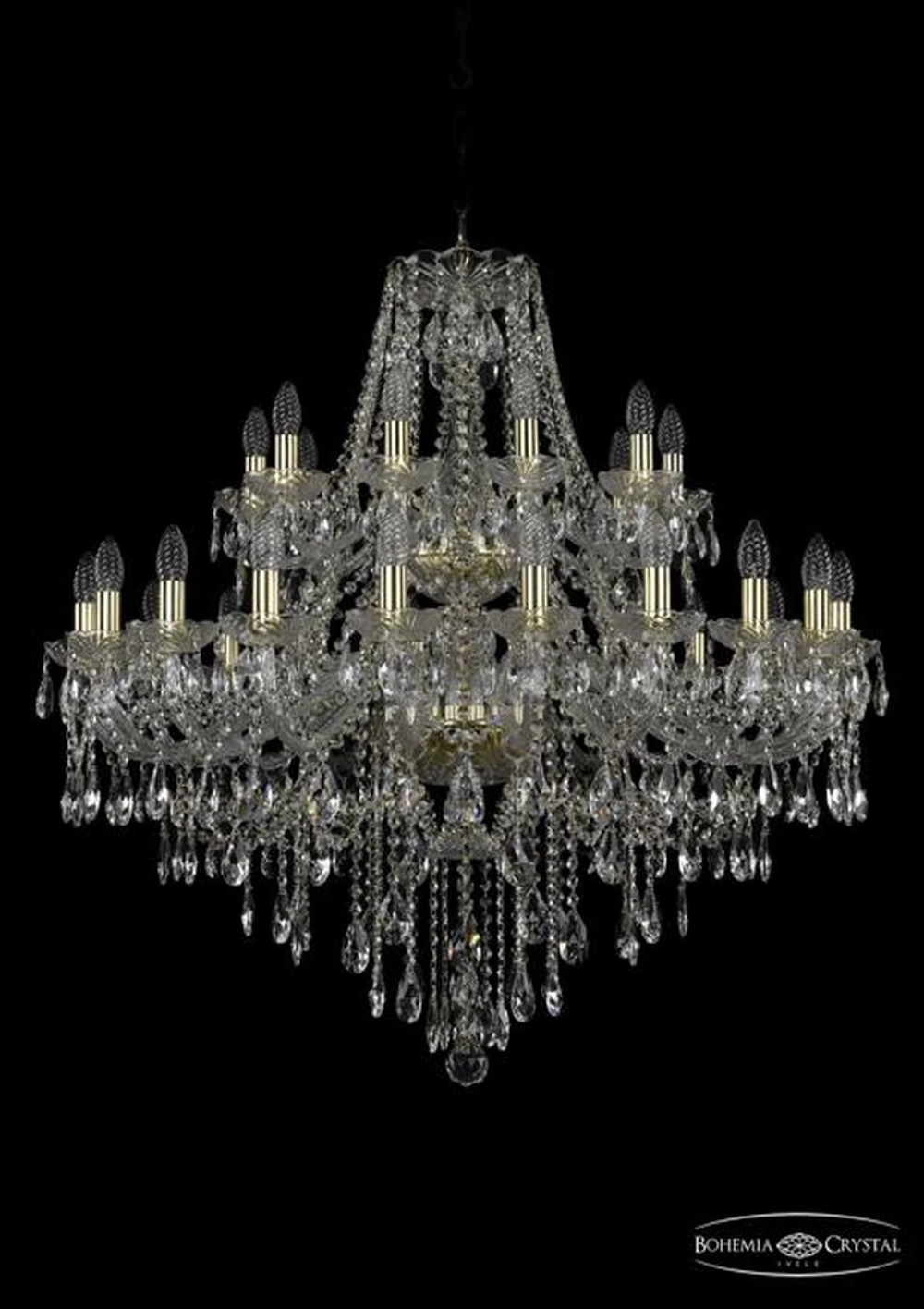 Подвесная люстра Bohemia Ivele 1415/20+10/360/2d/G