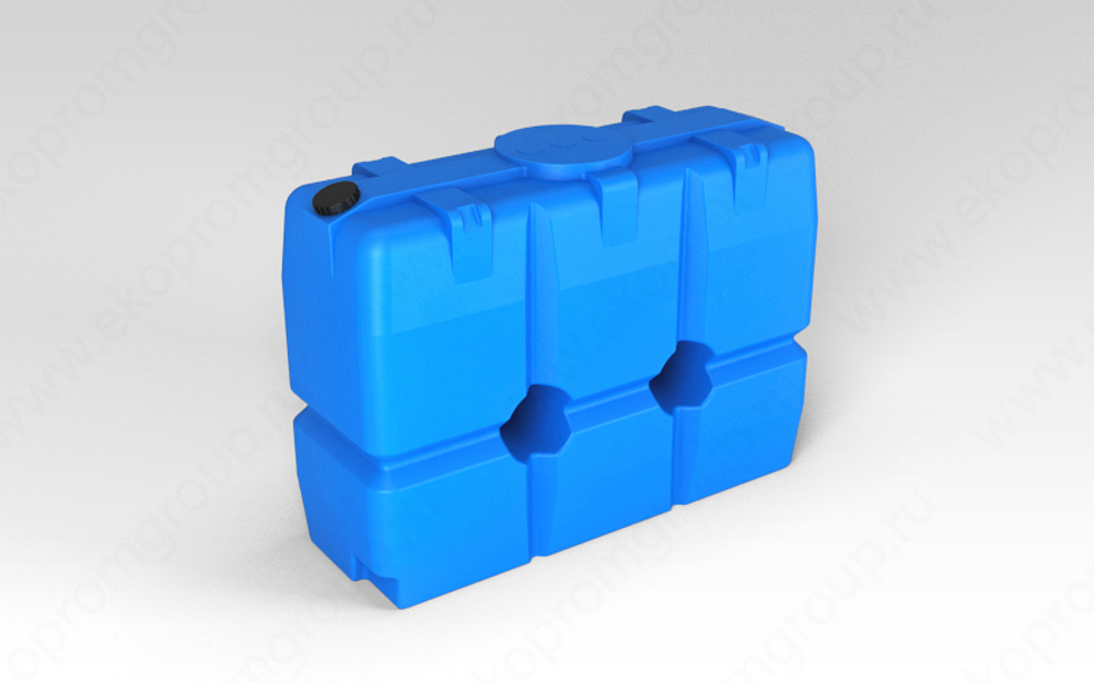 Ёмкость пластиковая пищевая ЭкоПром SK oil 2000 л. прямоугольная узкая (210x75x155см;белый) - арт.555291