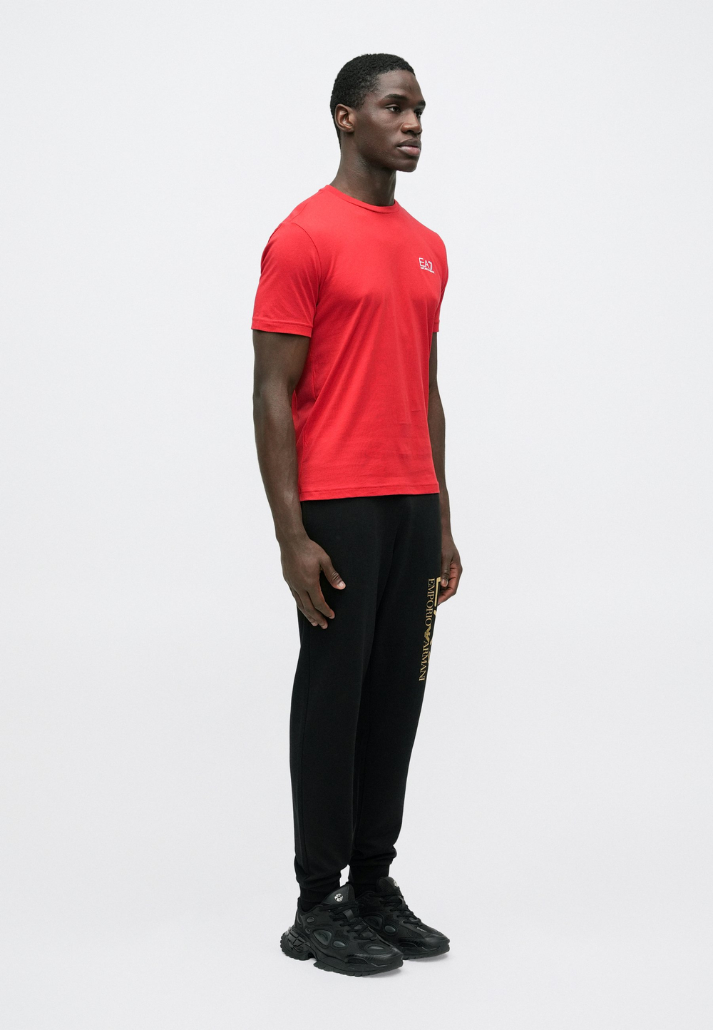EA7 Emporio Armani UNISEX - Базовая футболка - Красный