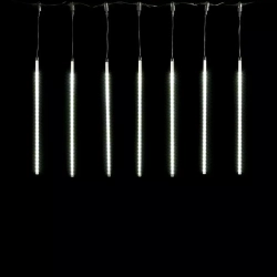 Гирлянда Тающие сосульки 10*0.8 м., 24V., 720 холодных белых LED ламп, коннектор, черный ПВХ, LTC (CCL720-10-1W)