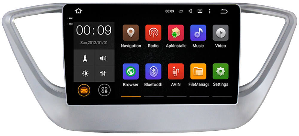 Магнитола для Hyundai Solaris 2 2017-2022, Solaris HS 2024+ - AIROC 2K RX-2011 Android 13, QLed+2K, ТОП процессор, 8/128, CarPlay, SIM-слот