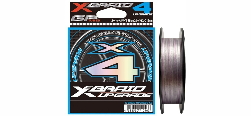 Плетеный шнур YGK X-Braid Upgrade X4 150м #1,0, 3Colored 0,165мм, 18lb, 8,2кг