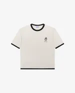 Футболка Ymkashix Hellcome logo кремовая