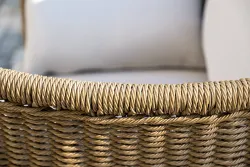 "Аликанте" лаунж-зона из искусственного ротанга, цвет соломенный