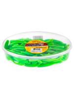 Виброхвост несъедобный Helios Vigor 3,75"/9.5 см Silver Sparkles & Fio LT 100шт. (HS-6-037-N)