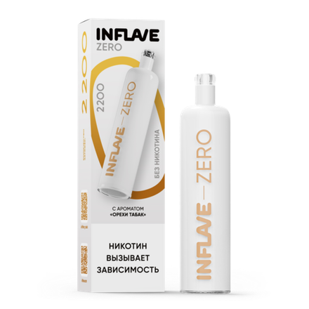 Inflave Zero Орех-табак 2200 затяжек 0% (без никотина)