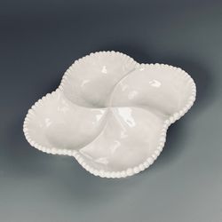 Lenardi 305-357 Менажница 26х26х5,5см МАРИНЕТ в под.уп.(х12)Фарфор