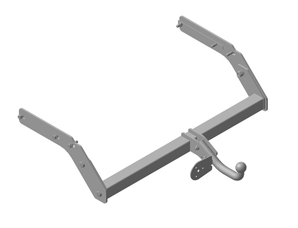 Фаркоп AvtoS GW 01 для GREAT WALL DEER G3 4Х4 (2X4) (2005-2009)(паспорт и сертификат в комплекте)(без электрики)