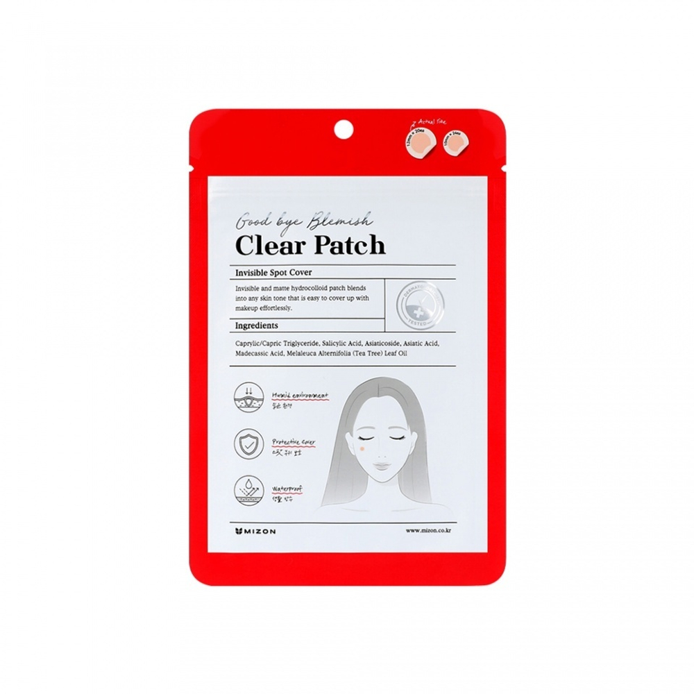 Патчи против акне и воспалений Mizon  Good Bye Blemish Clear для точечного применения 44шт