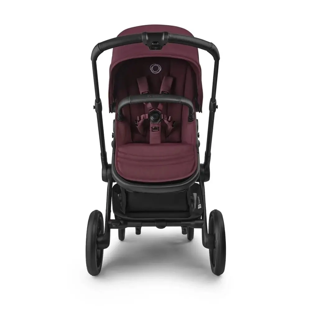 Коляска 3 в 1 Bugaboo Fox 5 Renew Dark Cherry + Автокресло Cybex Cloud T Sepia Black