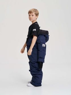 Комбинезон детский пуховый BASK kids YETI синий