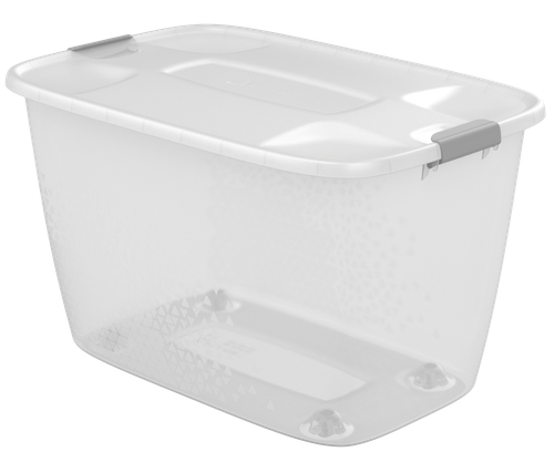 Ящик универсальный Мегабокс АльтПласт (56л) с крышкой, на колёсах