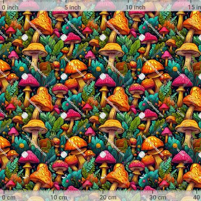 Разноцветные грибы by SvetlanaART 682 DPI