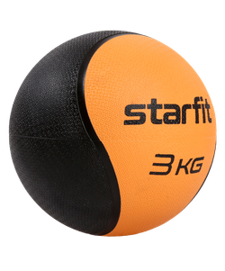 Медбол высокой плотности GB-702, 3 кг, оранжевый