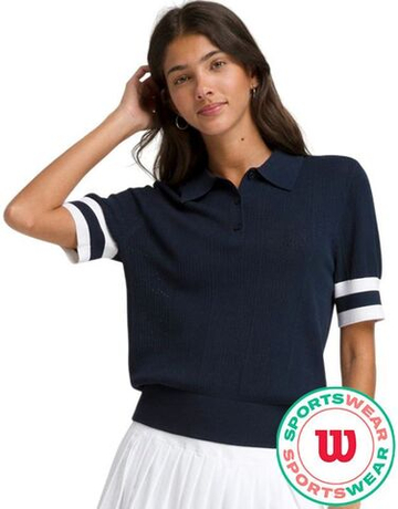 Женское поло Wilson Essex - небесный