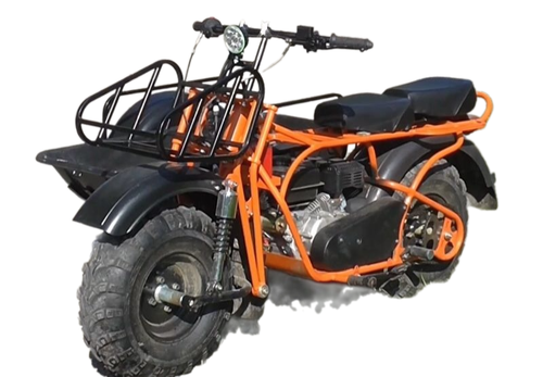 МОТОЦИКЛ СКАУТ-2F-PLUS-8Е, С БОКОВЫМ ПРИЦЕПОМ, С КОРЫТОМ (КОМПЛЕКТ)