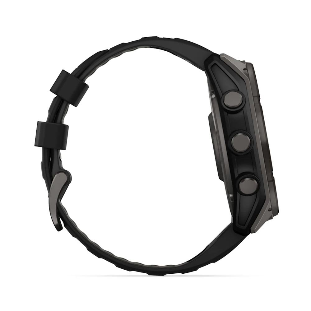 Часы Garmin Fenix 8 (51mm) Solar Sapphire Carbon Grey DLC U Black