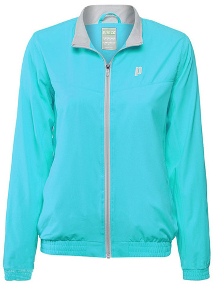 Женская теннисная куртка Prince Full Zip Warm-Up - azure