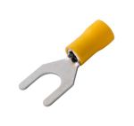 Наконечник вилочный изолированный 8.4 мм 4-6 мм² (НВи 6.0-8) желтый REXANT