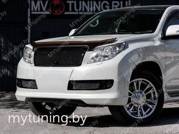 Бампер передний в стиле Elford для Toyota Land Cruiser Prado 150