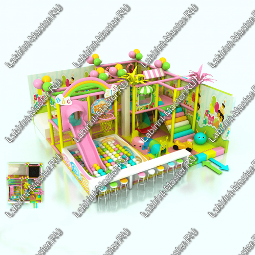 Детский игровой лабиринт "Воздушный мир"