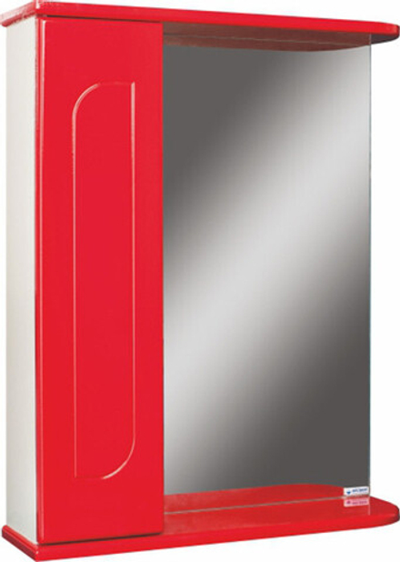 Зеркальный шкаф Айсберг Радуга 550 Красный (565х154х700 мм) DA1123HZR
