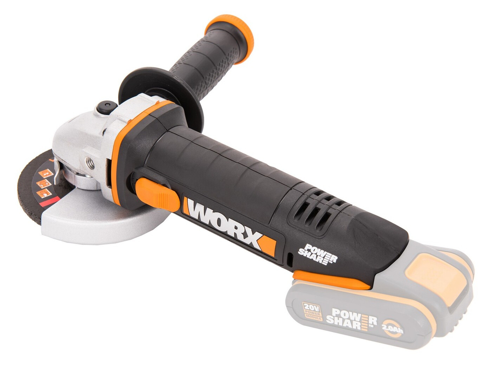 Угловая шлифмашина аккумуляторная WORX WX800