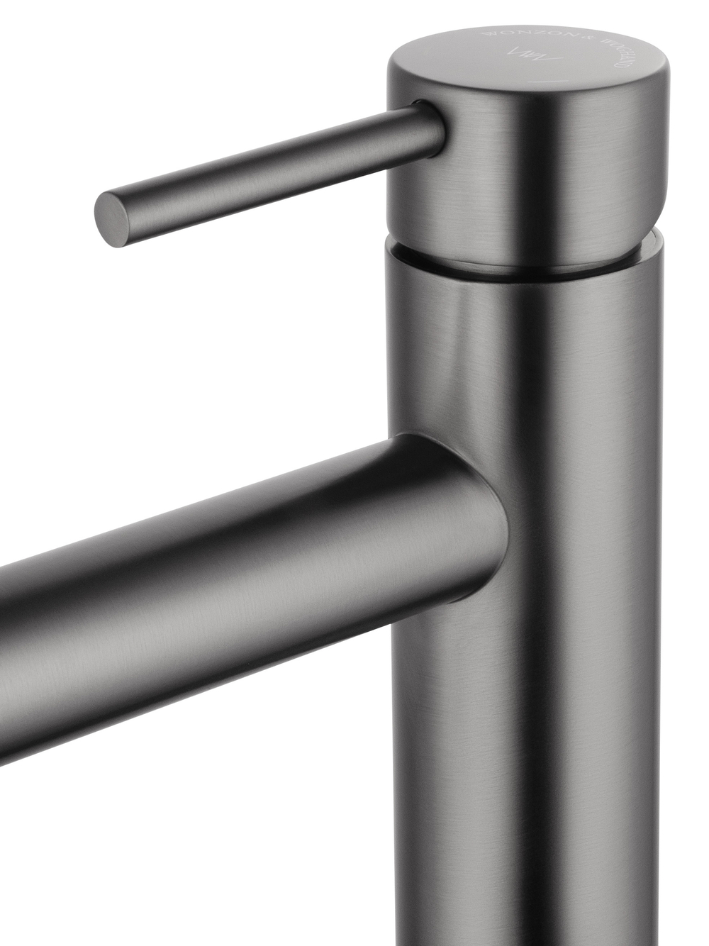 Смеситель для раковины высокий WONZON & WOGHAND, Темный графит (WW-H1064-BGG)