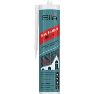 SILA Pro Bitum Герметик для кровли битумный, черный, 280 мл