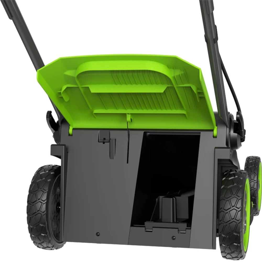 Газонокосилка аккумуляторная Greenworks GD40LM411 40В (1 x 5 Ач, ЗУ) нож 41 см, 2521007UG