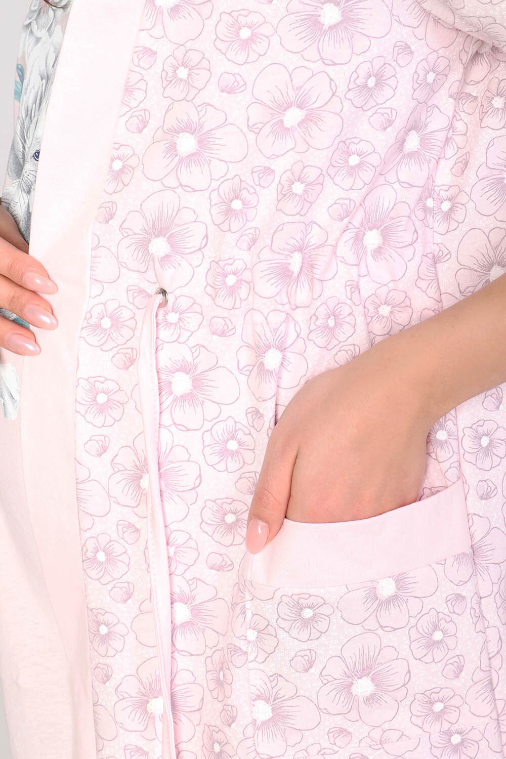 Пижама женская сорочка+халат КЖ 0223