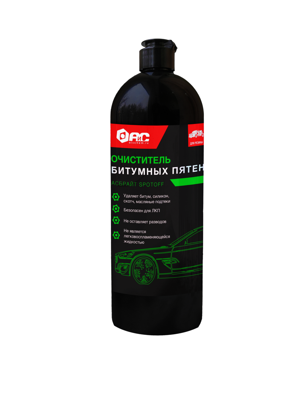 Очиститель битумных пятен Асбрайт spotooff, 1л