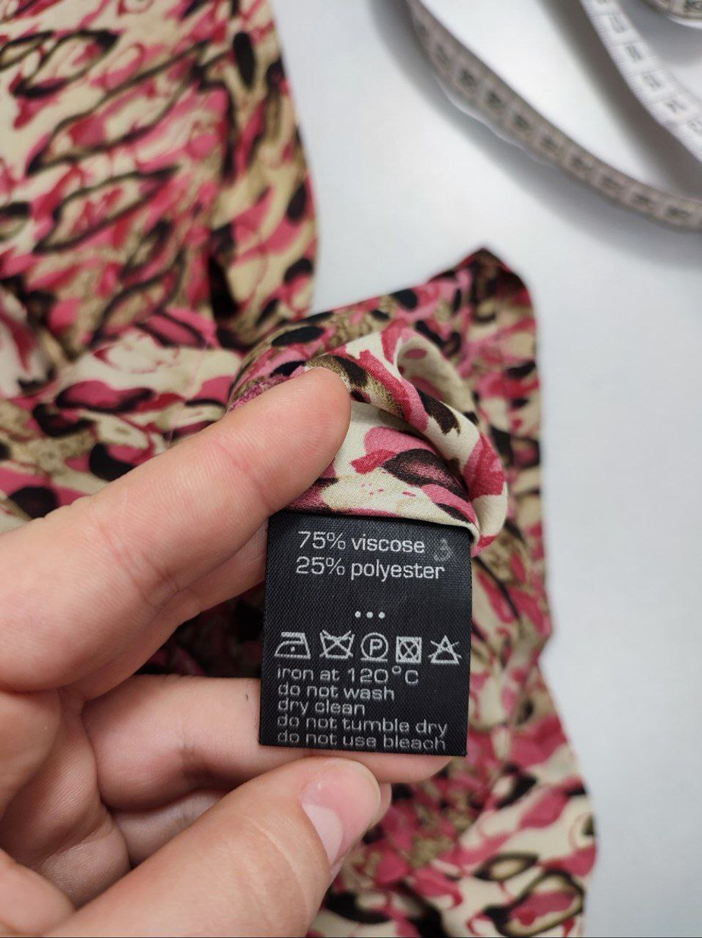 Блузка из вискозы с принтом 42 размер