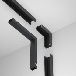 Коннектор питания угловой внутренний Maytoni Basity TRA172ICPC-1B