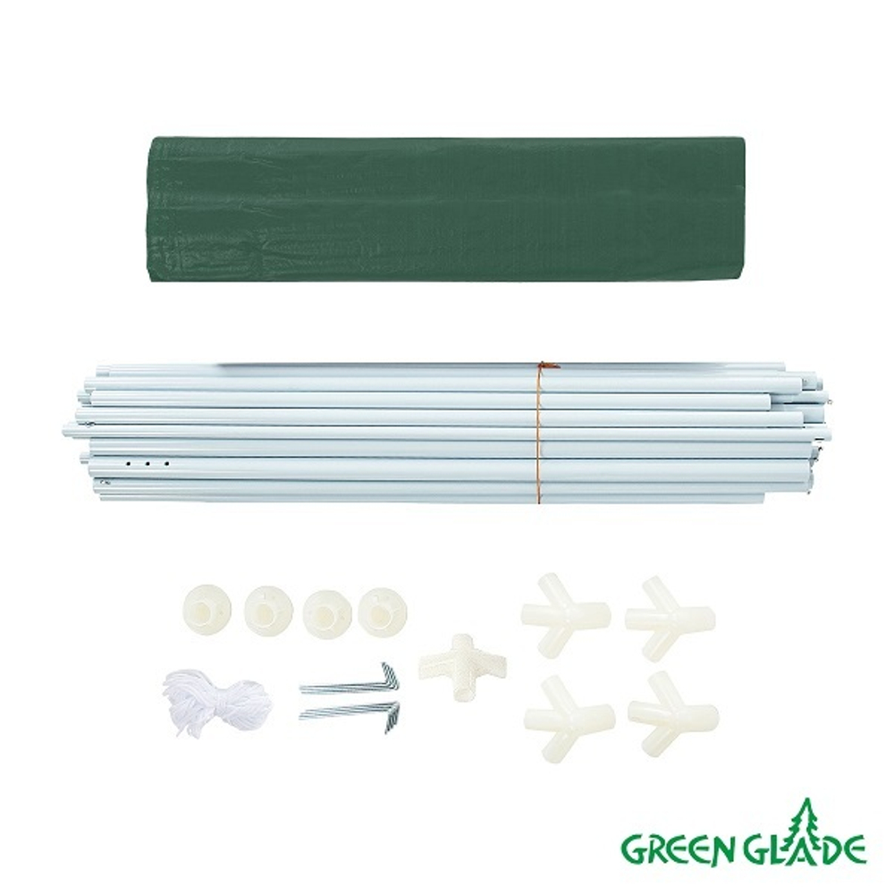 Тент садовый Green Glade 1028 3х3х2,5м полиэтилен