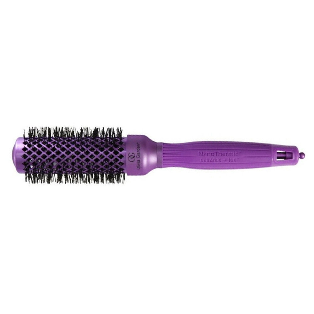 Olivia Garden Термобрашинг NanoThermic Violet керамика + ион, d.34 мм