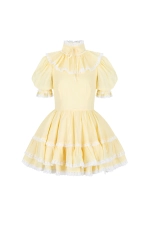 The Custard Alice Dress