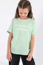 Фуфайка (футболка) для девочки Кэш-1 Виотекс ЗЕЛЁНЫЙ