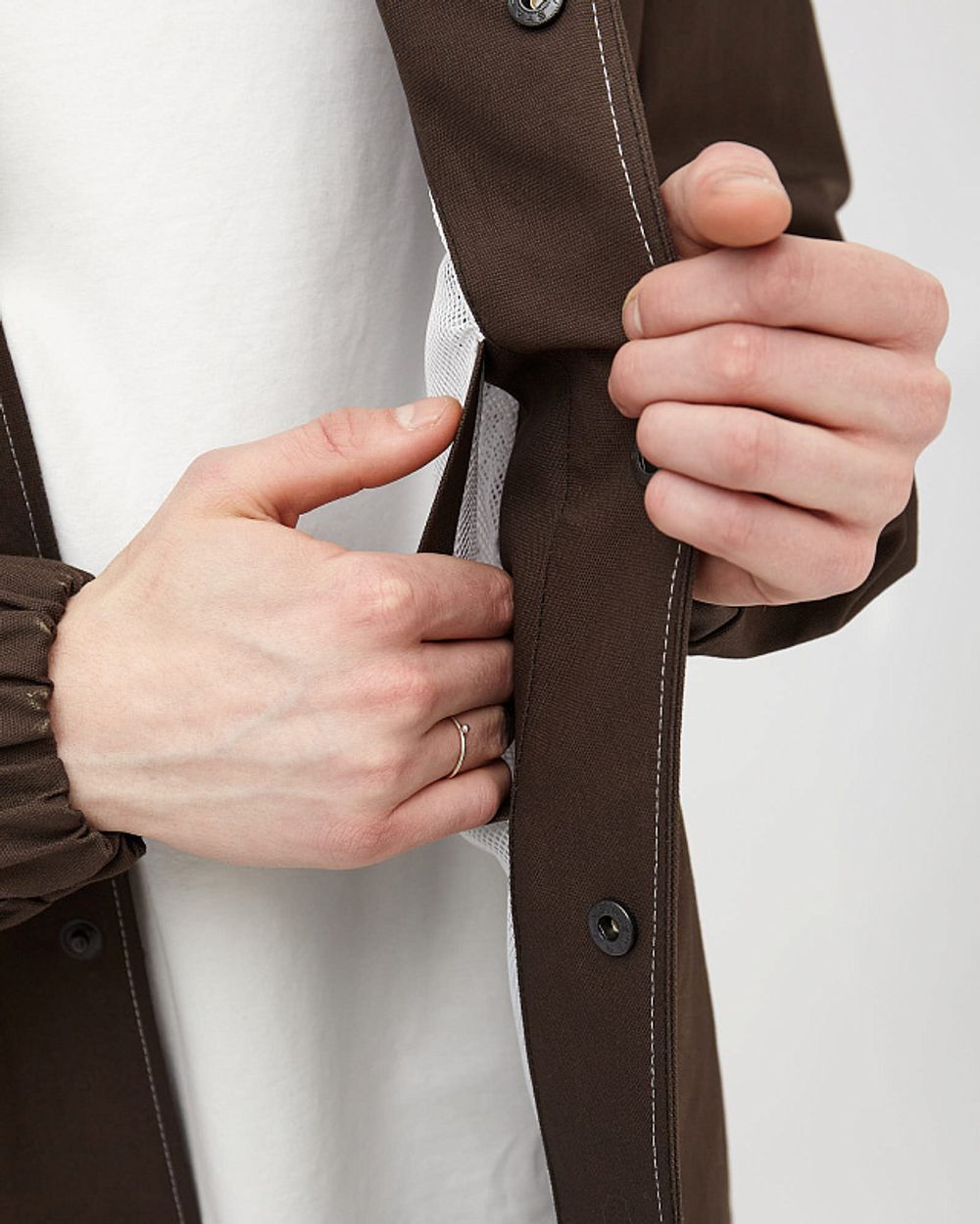 Куртка Anteater SS23 Coach Jacket Cotton Коричневая