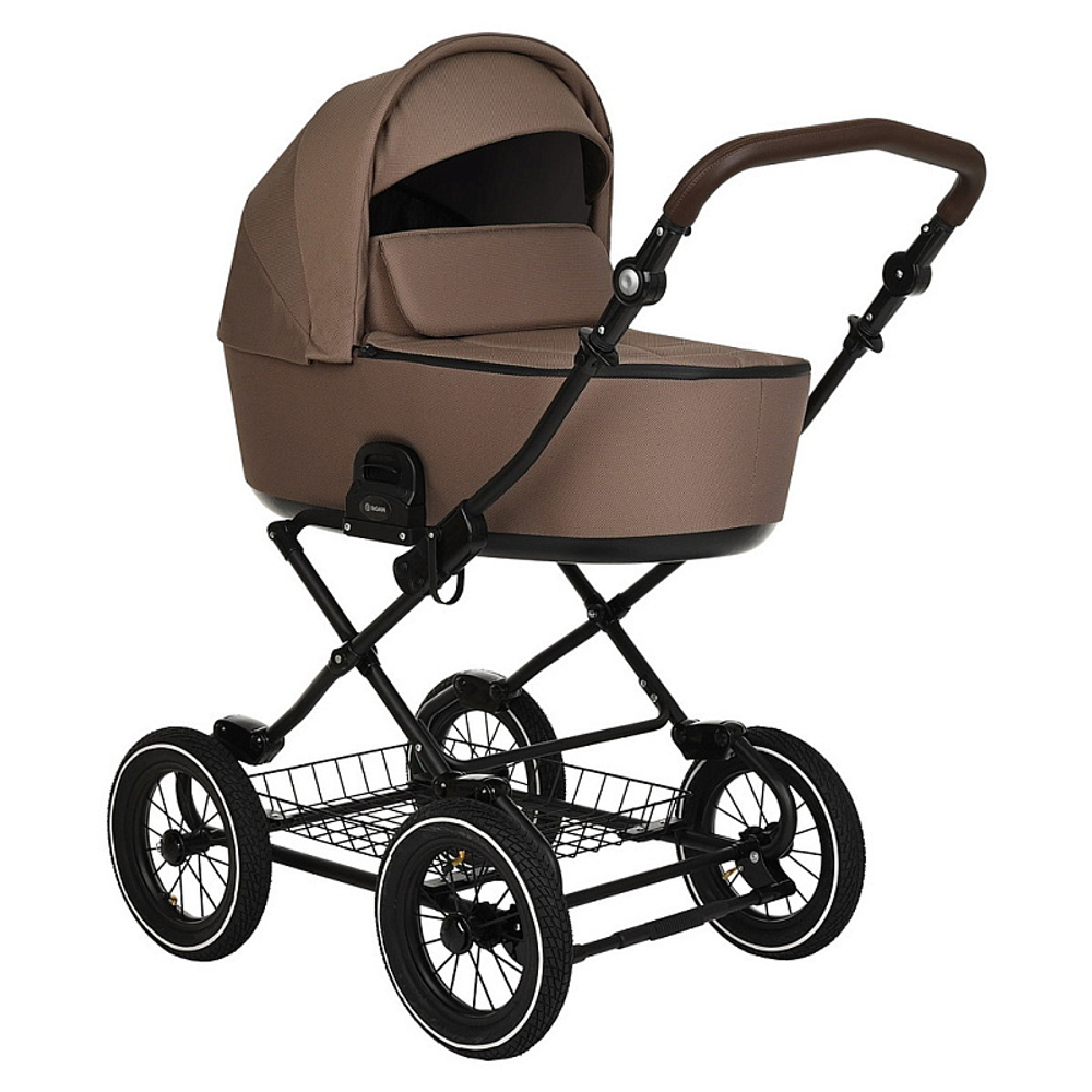 Детская коляска Roan Bass Next Classic d12 2 в 1 RCL265/1 Raisin Mood