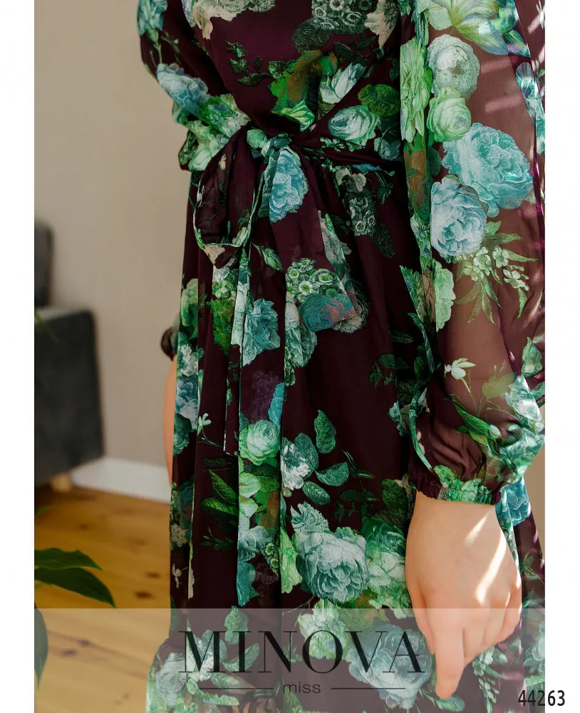 Платье 4121-зеленый Minova