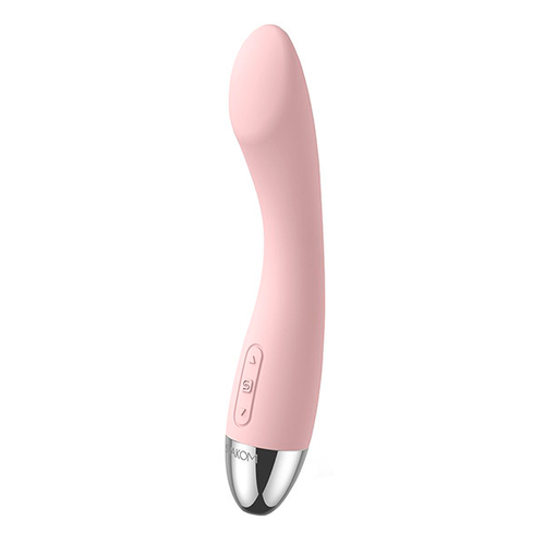 Нежно-розовый изогнутый вибратор 17см для стимуляции зоны G Svakom Amy Firm G-spot Vibrator SUV-02-Pale Pink