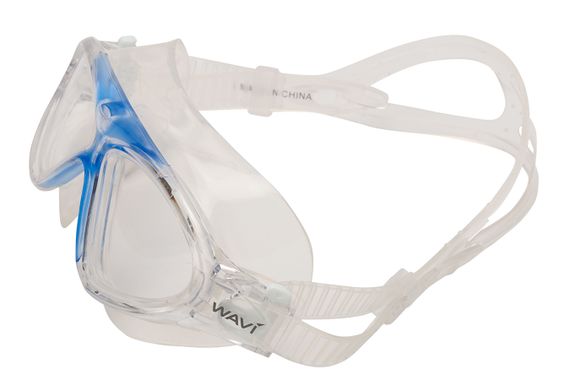 Очки для плавания детские SalviMar FLUYD FREEDOM JR. Прозрачные линзы/синяя рамка