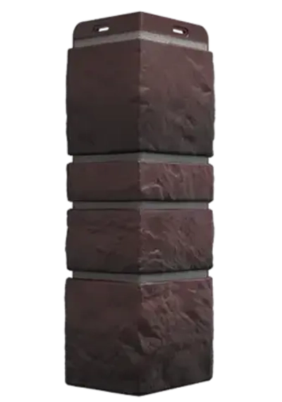 Угол наружный для фасадных панелей Burg, Земляной