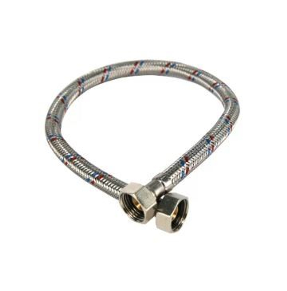 Гибкая подводка для воды VALFEX нерж.сталь 1/2" В-В 60 см (150)