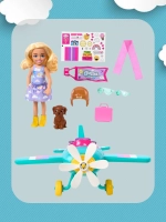 Игровой набор Барби Мини-самолет Челси HTK38