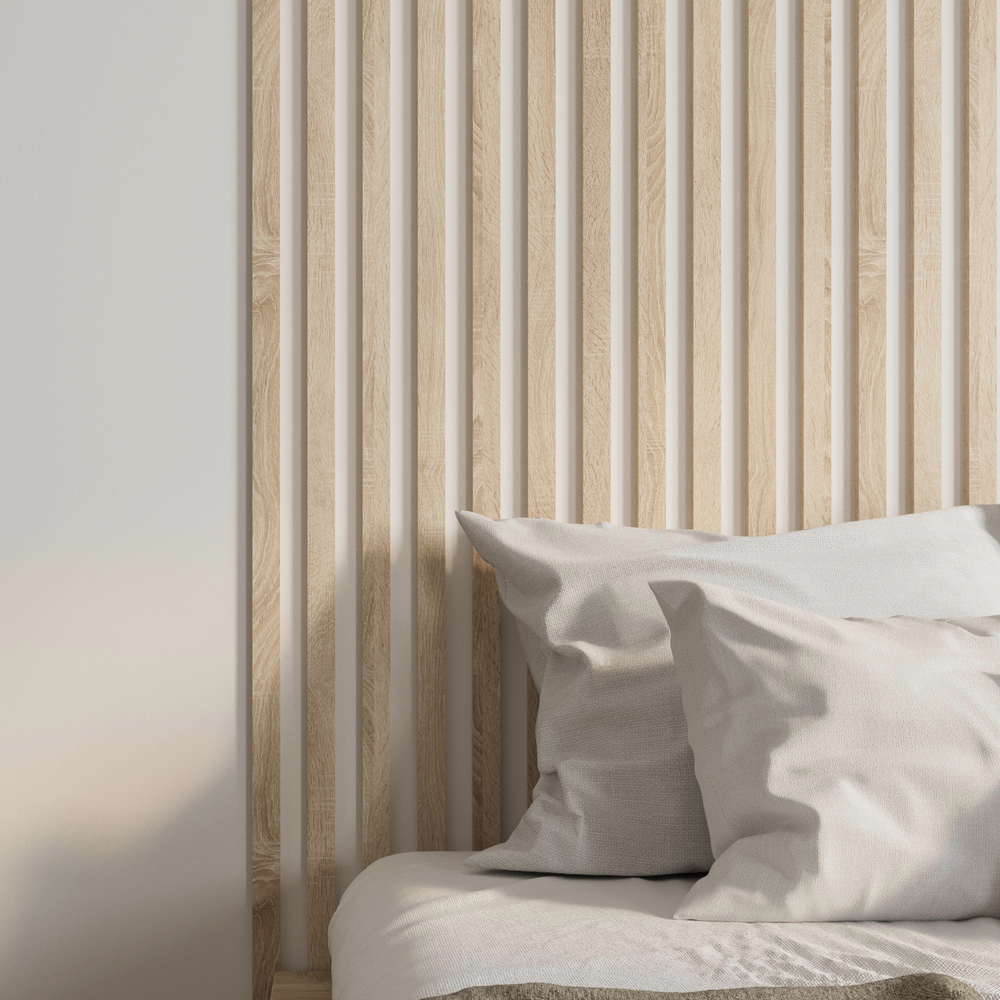 Интерьерная рейка МДФ STELLA Бриона Дуб Сонома 16*40*2700 (уп.8 шт.)