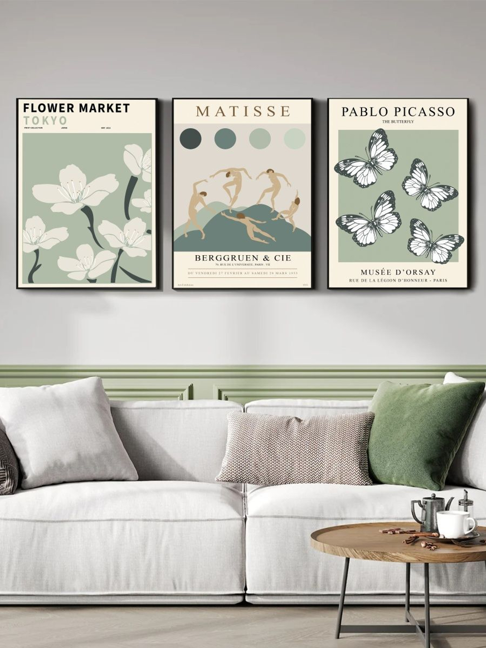 Набор постеров 40х50 матис бабочки арт 170732928 ТТН