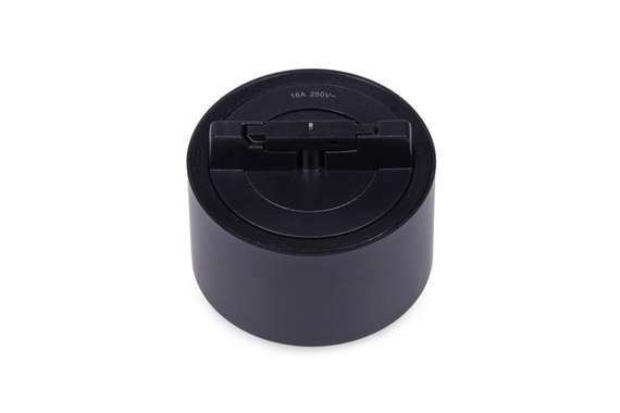 Адаптер трековой розетки T6R-B.N Черный d65